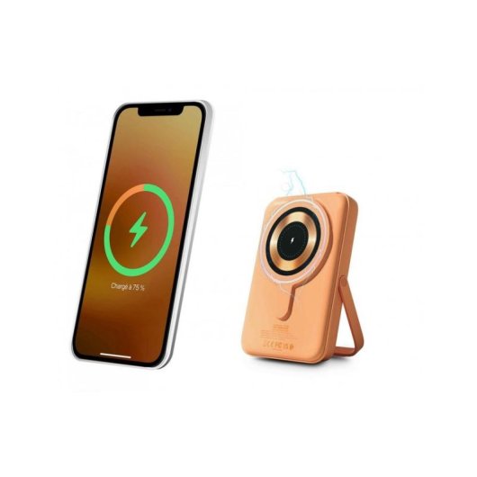 Externer Akku Urban Factory Magnee Power 10000 mAh Kabelloser Ladeadapter Aprikose