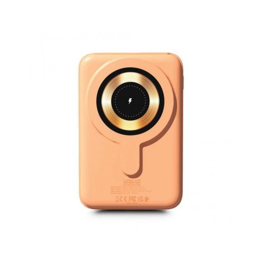 Externer Akku Urban Factory Magnee Power 10000 mAh Kabelloser Ladeadapter Aprikose