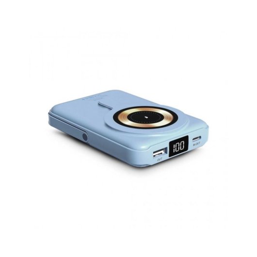 Externer Akku Urban Factory Magnee Power 10000 mAh Kabelloser Lader Blau