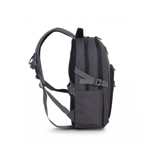 Mochila Urban Factory HTE14UF Unissex 14" Preto/Cinza 70% Material Reciclado