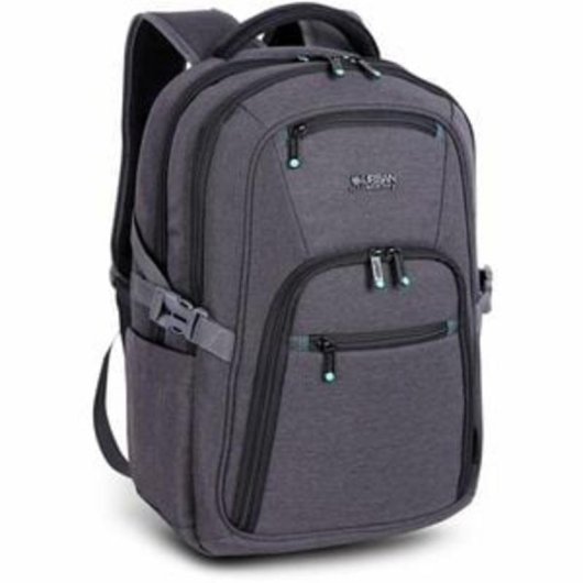 Mochila Urban Factory HTE14UF Unissex 14" Preto/Cinza 70% Material Reciclado