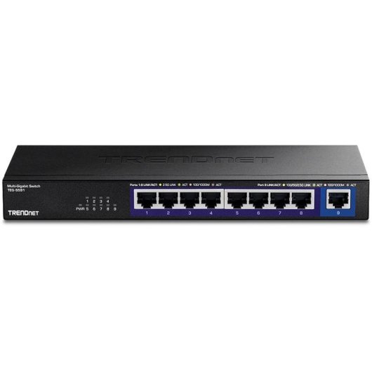 Switch Trendnet TEG-S591 8 Ports 2.5G Ethernet Unmanaged Wandmontage
