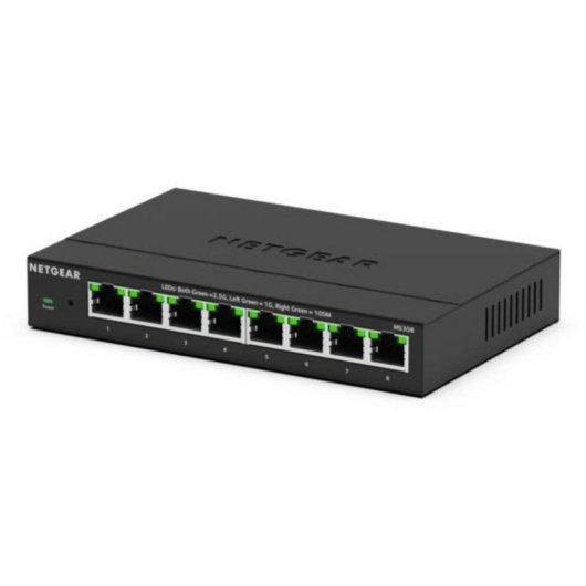 Netgear MS308 Switch 8-Port 2,5G Ethernet Unmanaged Metallgehäuse Wandmontage