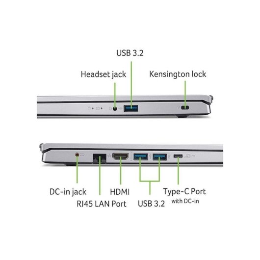 Ordinateur portable Acer Aspire Go 15 AG15-42P-R62N 15,6" AMD Ryzen 7 5825U 16GB 512GB SSD Radeon Graphics Windows 11