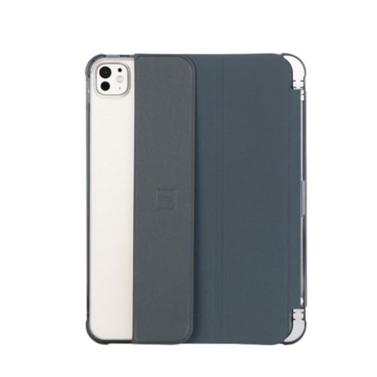 Capa Folio Tucano para iPad Pro 11 M4, TPU cinzento, resistente a impactos