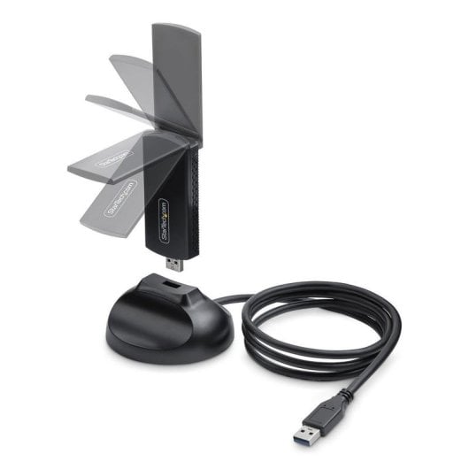 Netzwerkkarte Startech USB Wi-Fi 6E Triband 2402 Mbps Klappantenne