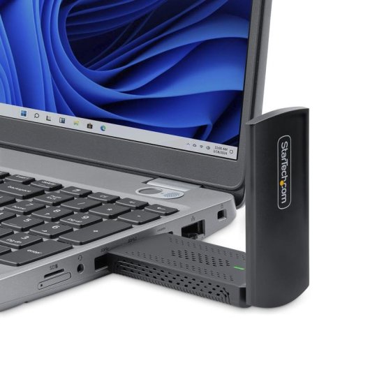 Netzwerkkarte Startech USB Wi-Fi 6E Triband 2402 Mbps Klappantenne