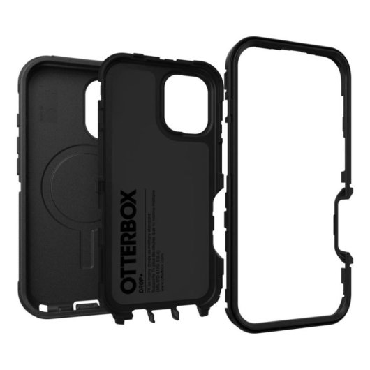 Capa OtterBox Defender Series Policarbonato Preto Antichoque para iPhone 16