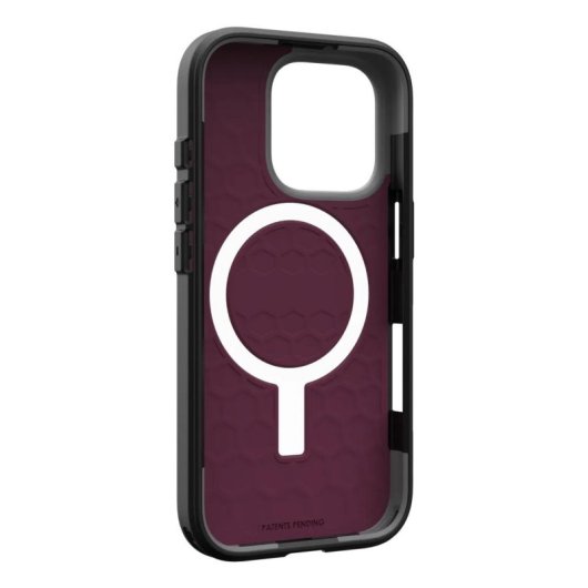 Funda pour mobile UAG Civilian Cover recyclée Bordeaux pour iPhone 16 Pro