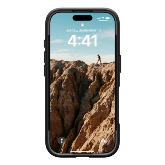 Funda pour mobile UAG Civilian Cover recyclée Bordeaux pour iPhone 16 Pro