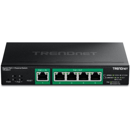 Switch Trendnet TPE-B541 Managed 5 Ports Gigabit PoE++