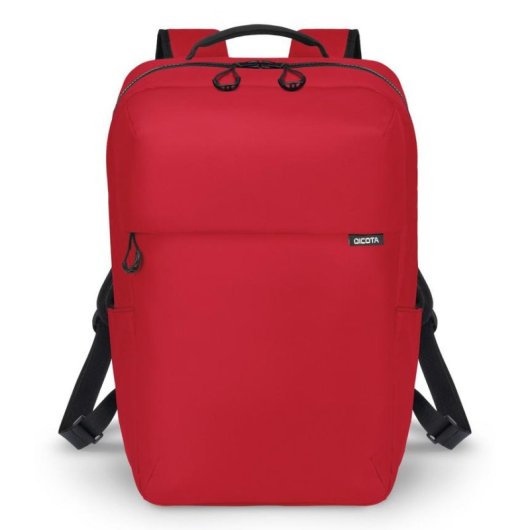 Zaino Dicota Commuter 16" Rosso Poliestere rPET Compartimento Portatile