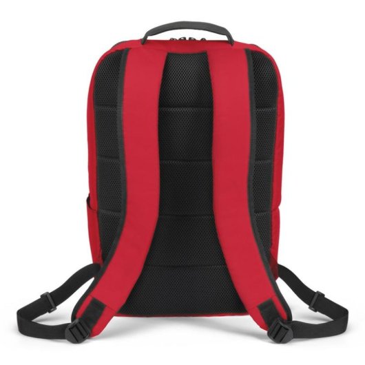 Zaino Dicota Commuter 16" Rosso Poliestere rPET Compartimento Portatile