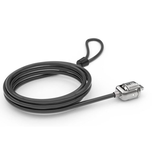 Cable antivol Compulocks CL15 Clé ronde Noir Argent