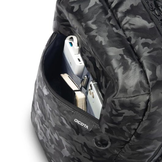 Zaino Dicota Commuter 16" Camuffamento Poliestere Impermeabile