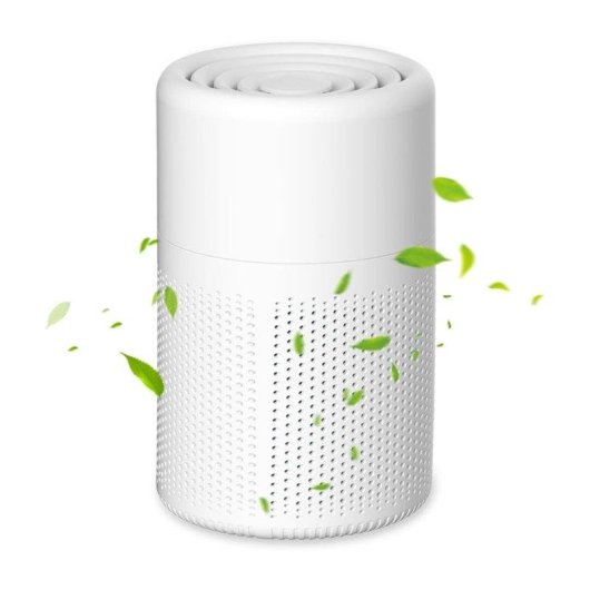 Autrucker tragbarer Luftreiniger mit Aromatherapie, HEPA H13 Filter ultra-leise 37 dB