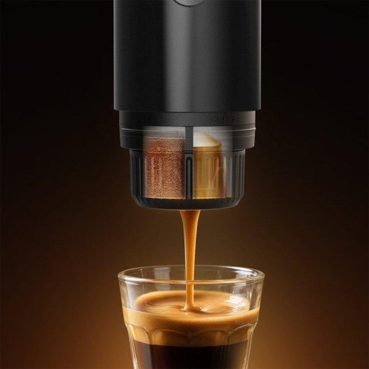 Máquina de café expresso portátil Prixton Roma 80 W 19 Bares Preto