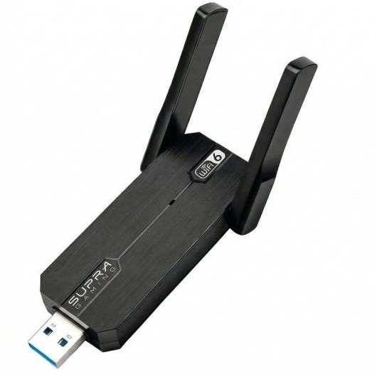 Adaptador USB Supra Gaming WD-AX1850C Wi-Fi 6 AX1800 Doble Banda