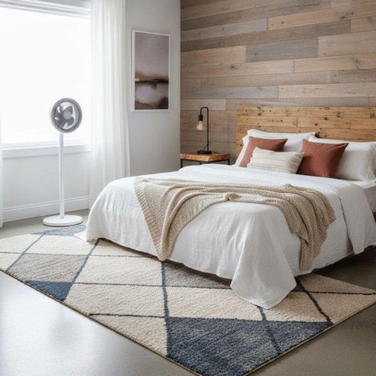 Ventilador de Pie Helios Home Cierzo Motor 2200 rpm 3 Velocidades Cabezal Inclinable