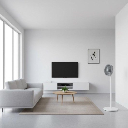 Ventilador de Pie Helios Home Cierzo Motor 2200 rpm 3 Velocidades Cabezal Inclinable