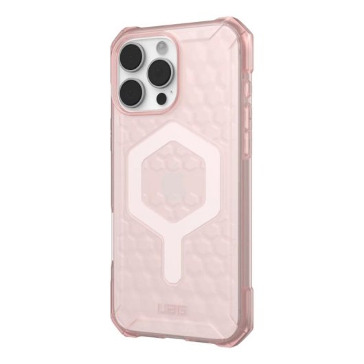 Funda pour mobile UAG Essential Armor Cover Rose résistante pour iPhone 16 Pro Max