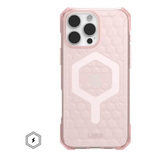 Funda pour mobile UAG Essential Armor Cover Rose résistante pour iPhone 16 Pro Max