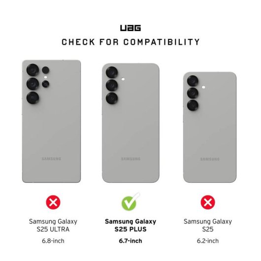 Funda pour mobile UAG Plyo Pro Cover TPU Argent Transparent pour Samsung Galaxy S25 Plus