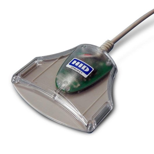 Lector de Tarjeta Inteligente HID Identity OMNIKEY 3021 USB 2.0 Gris Transparente