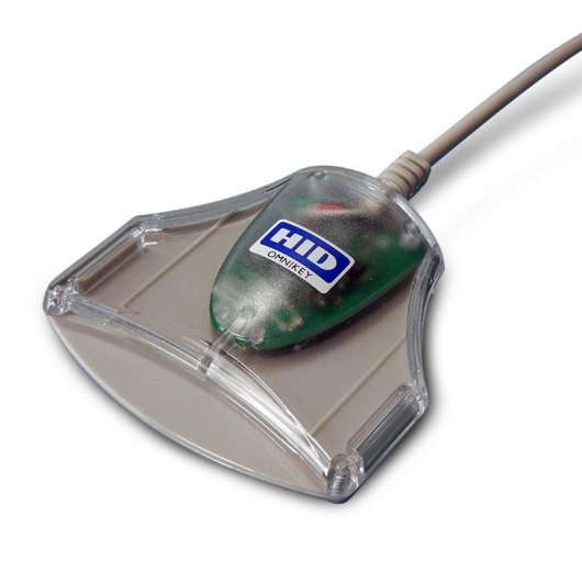 Lector de Tarjeta Inteligente HID Identity OMNIKEY 3021 USB 2.0 Gris Transparente
