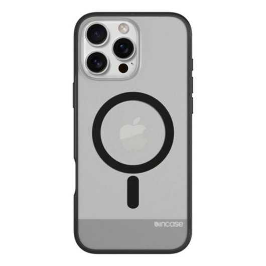 Funda para móvil Incase Cover Policarbonato TPU Negra Translúcida iPhone 16 Pro Max