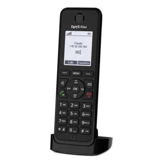 Telefone Fon M3 International DECT Sem Fio com Altifalante e Identificador de Chamadas Preto