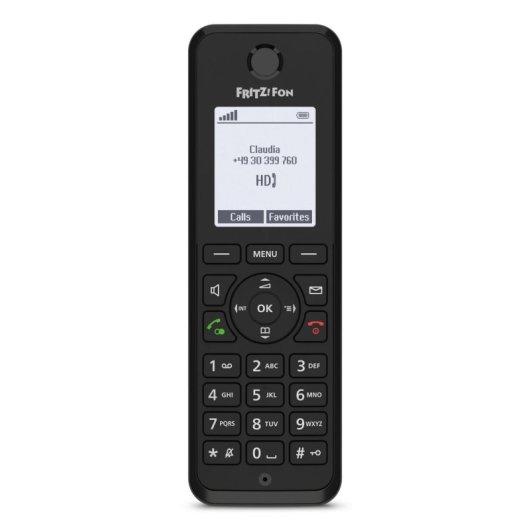 Telefone Fon M3 International DECT Sem Fio com Altifalante e Identificador de Chamadas Preto