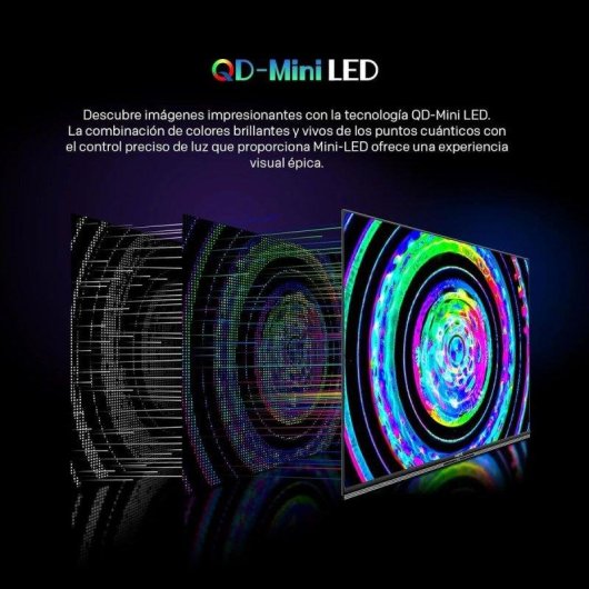 TV Metz QD Mini LED 65MNE8000Z 65" 4K UltraHD 144Hz Smart TV Google TV Dolby Vision