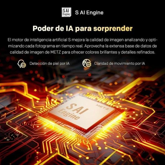 TV Metz LED 50MUF7000Z 50" 4K UltraHD 120Hz Smart TV Google TV HDR10 Dolby Atmos