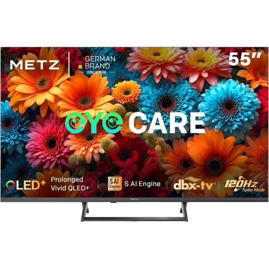 TV Metz QLED 55MQF7500Z 55" 4K UltraHD 120Hz Smart TV Google TV HDR10+ Dolby Vision