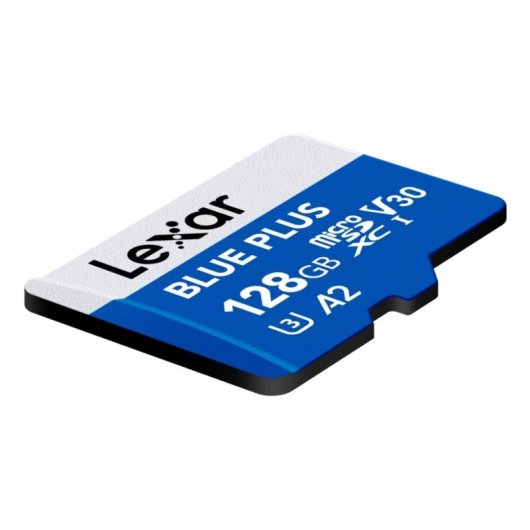 Cartão MicroSD Lexar BLUE PLUS 128 GB UHS-I 170 MB/s Classe 3 U3 V30 Azul