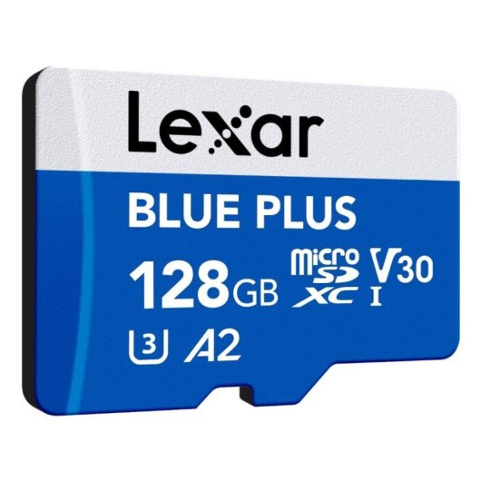 Cartão MicroSD Lexar BLUE PLUS 128 GB UHS-I 170 MB/s Classe 3 U3 V30 Azul