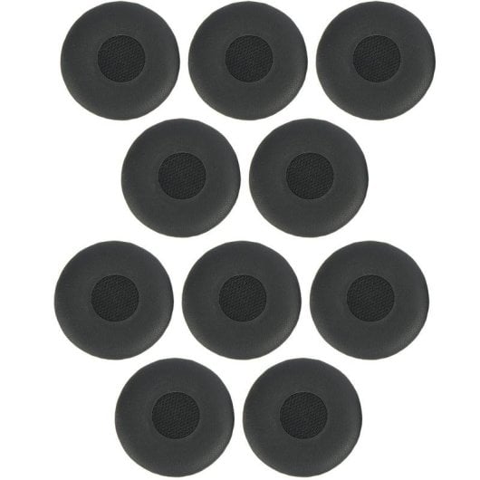 Auriculares Jabra Evolve 20/30/40/65 almohadillas Leatherette tamaño L, pack 10 unidades