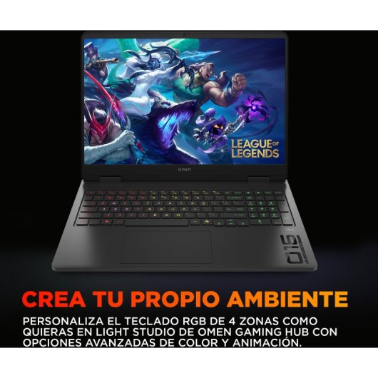 Portátil HP OMEN 16-am0030ns 16" Intel Core Ultra 7 255H 32GB 1TB SSD RTX 5060 FHD 144Hz FreeDOS
