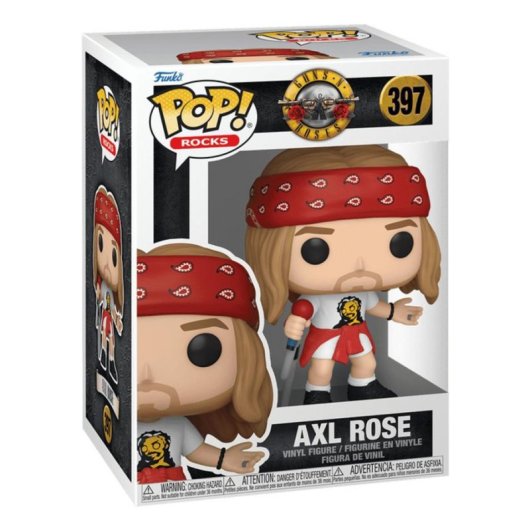 Figurine collector Funko Pop! Axl Rose with Red Bandana Guns N Roses