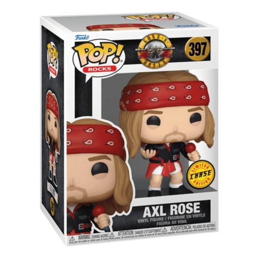 Figurine collector Funko Pop! Axl Rose with Red Bandana Guns N Roses