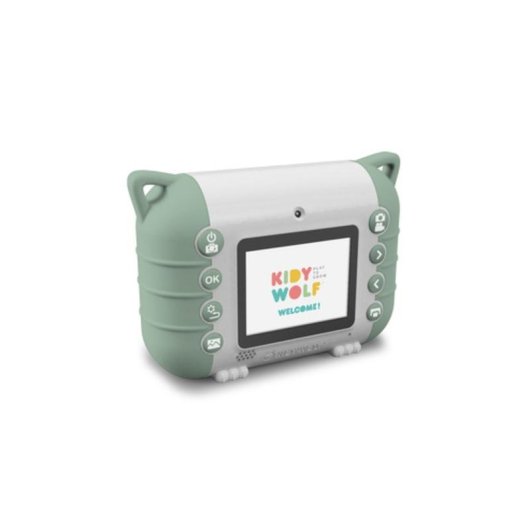 Cámara digital para niños KIDYWOLF Kidyprint Verde y Blanco