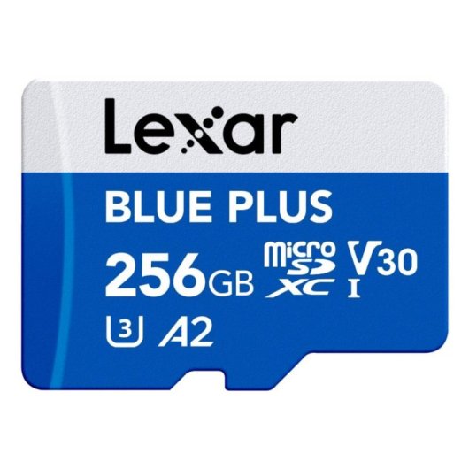 Scheda MicroSD Lexar Blue Plus 256 GB UHS-I 170 MB/s Classe 3 V30 A2