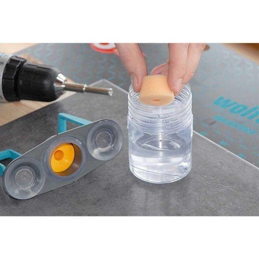 Juego de Brocas Diamantadas Wolfcraft 8771000 para Baldosa y Cerámica Ø 5-10 mm, 7 Piezas