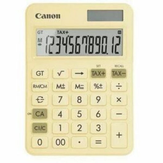 Calculadora simples Canon LS-125KB alimentada a bateria/solar 25 mm x 106 mm x 147 mm verde