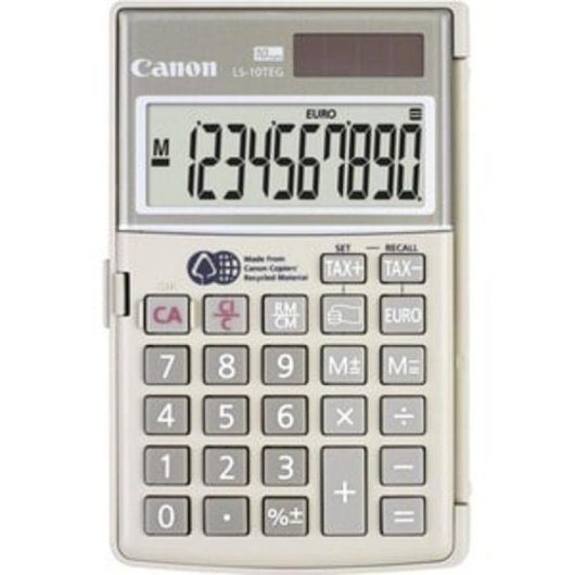 Calculadora de bolsillo Canon LS-10TEG 10 dígitos gris