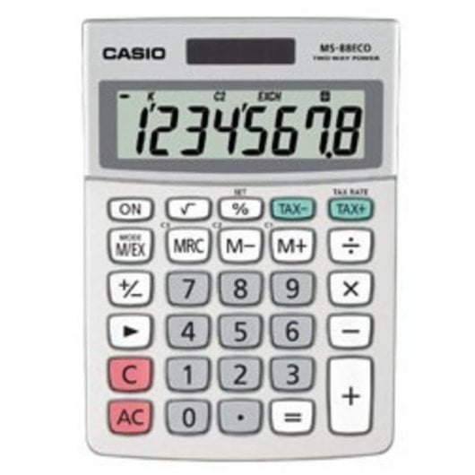 Calcolatrice da Scrivania Casio MS-88ECO 8 Cifre