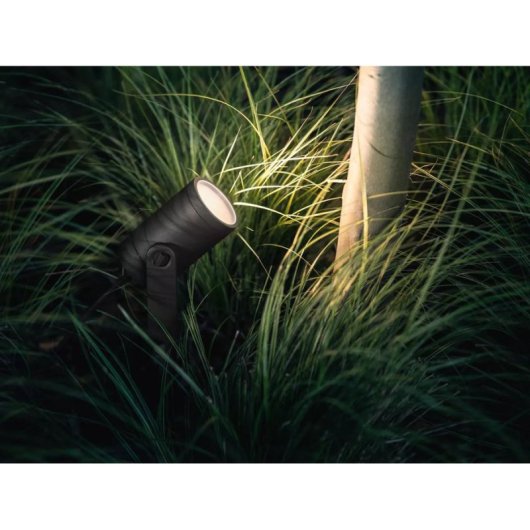 Kit di 3 Fari Intelligenti per Esterni Philips Hue Lily Nero