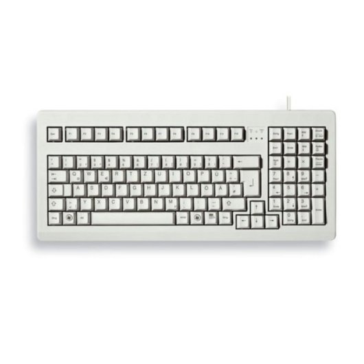 Teclado Cherry G80-1800 mecánico completo PS/2 QWERTY español gris
