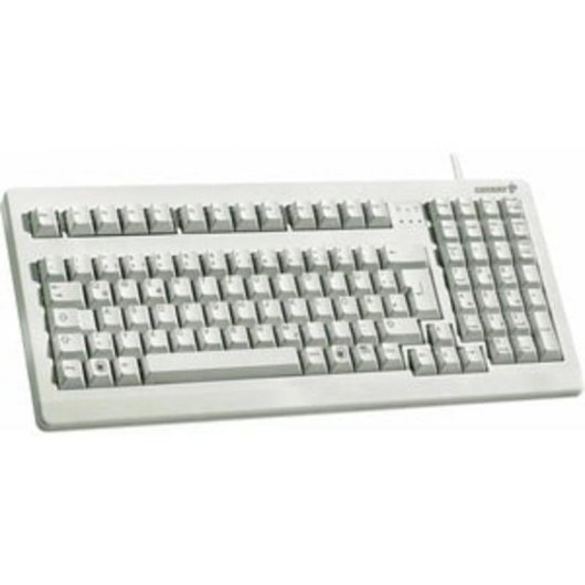Teclado Cherry G80-1800 mecánico completo PS/2 QWERTY español gris